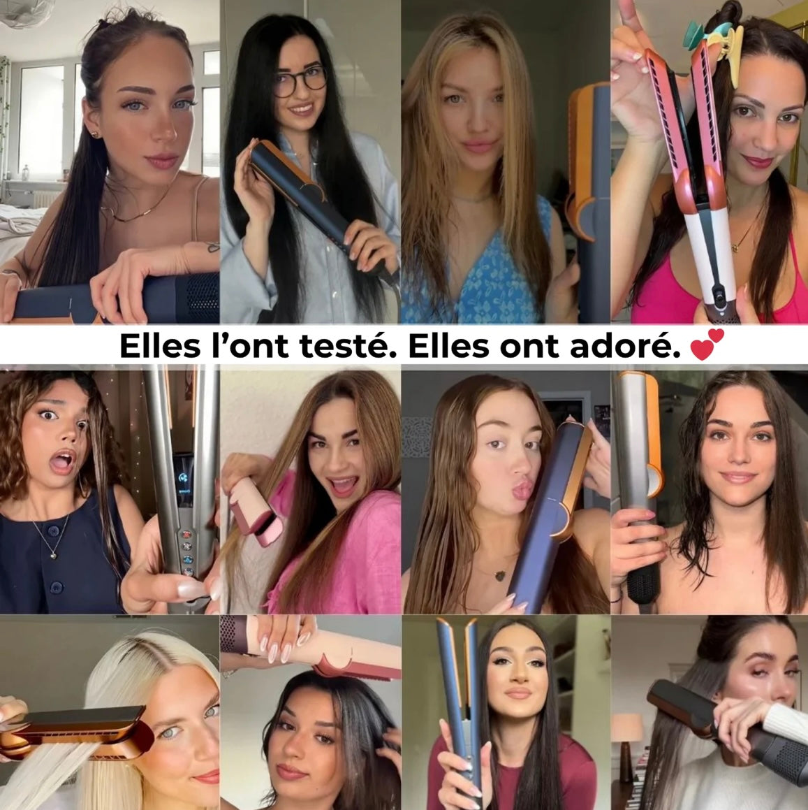 Lisseur & Sèche-Cheveux 2-en-1 – Des cheveux lisses, brillants et coiffés en un seul geste