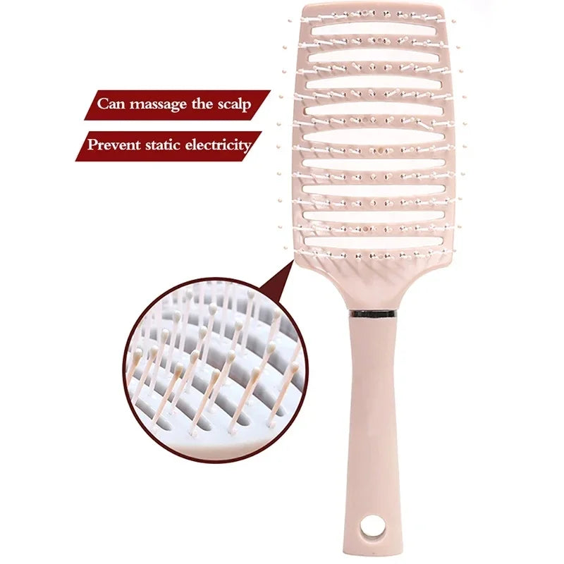 Brosse Anti-Perte de Cheveux Démêlante Magique – Démêlez sans douleur, sans casse, sans perte
